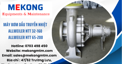 Cung cấp máy bơm dầu truyền nhiệt Allweiler NTT 32-160, NTT 65-200